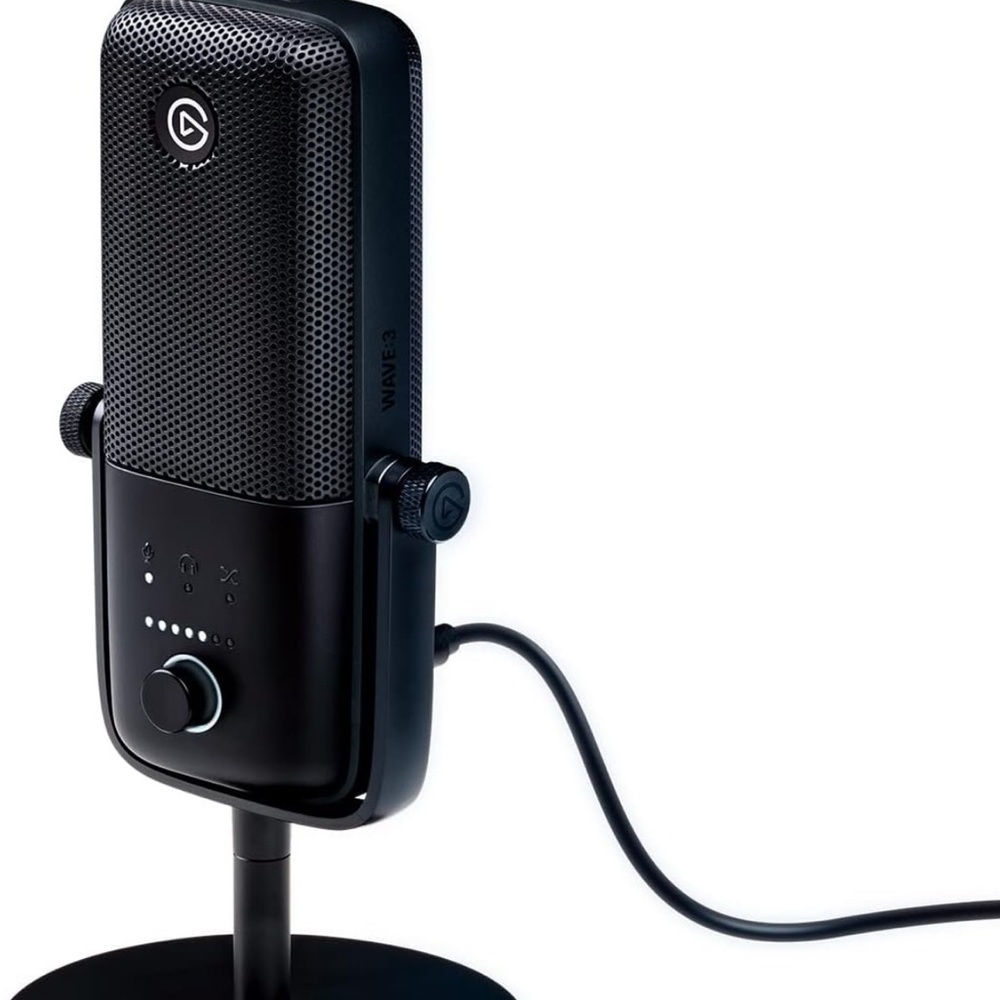 Black USB Microphone